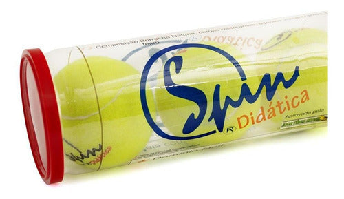 Bola De Tênis Spin Didática All Court - Tubo Com 3