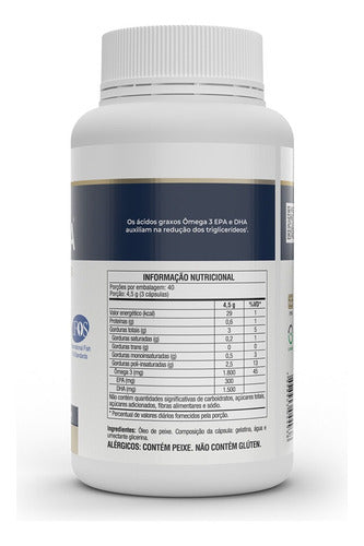 Mega Dha 1500mg Dha E 300mg Epa (120 Caps) - Vitafor Sabor Sem sabor