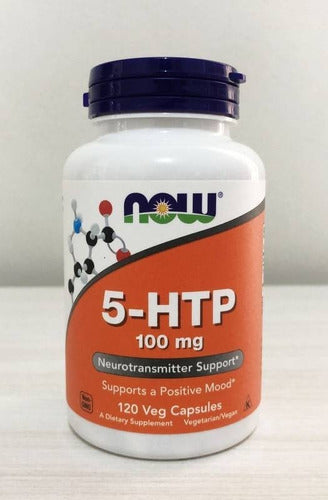 Now Foods 5 Htp 100mg 120 Capsulas Sabor Sem sabor