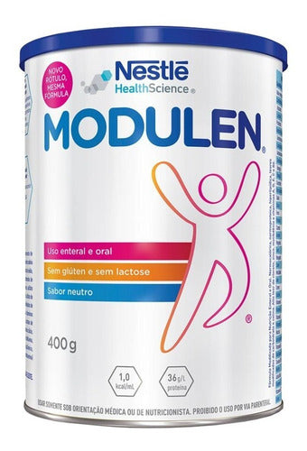Modulen Nutrientes Nestlé Health Sem Sabor Lata 400g Pó Sabor Neutro (sem sabor)