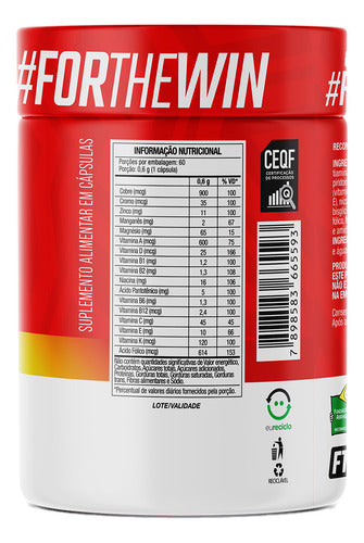 Multi Vitaminas e Minerais Pote 60 Cápsulas - FTW