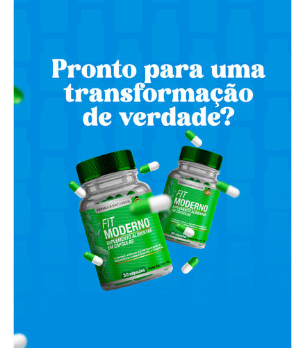 Fit Moderno 30 Cápsulas Natural Original Envio Imediato