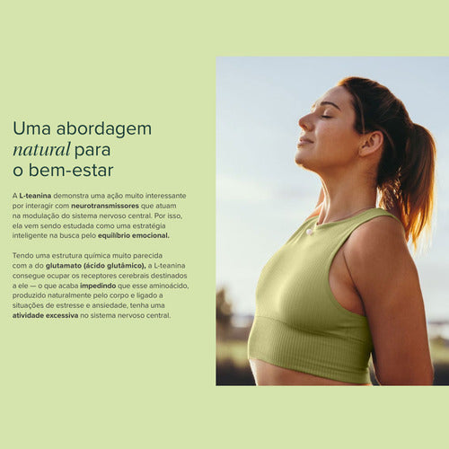 Happy Theanina (60 Caps) Teanina 250mg | Essential Nutrition Sabor Sem sabor