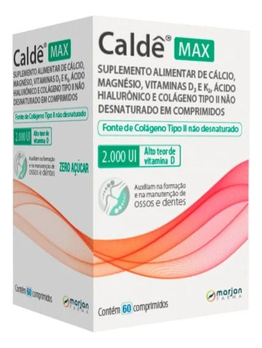 Caldê Max 60 Comprimidos Revestidos - Marjan Sabor Sem sabor