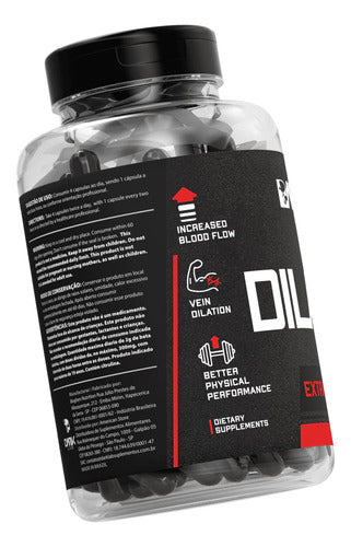 Vasodilatador Dilafix Extra Pump 120 Caps Dark Lab Sabor Sem sabor