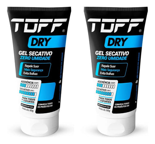 2x Gel Secativo Para Mãos Anti Suor Para Esportes Toff Dry