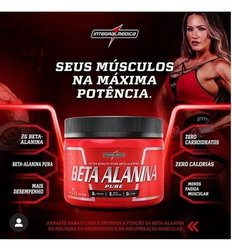 Beta Alanina Integral Medica 123g 100% Pura
