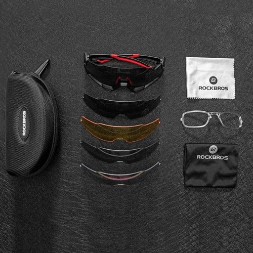 Rockbros Ciclismo RB-SP176 cor da armação verde sem gênero óculos para ciclismo