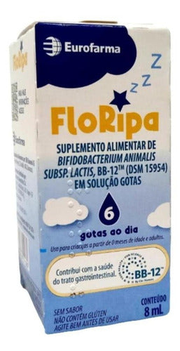 Floripa Gotas 8ml Probiótico - Cólicas Bebê - Sem Sabor