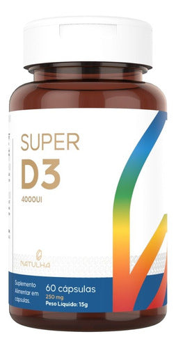 Super Vitamina D3 4000ui 60 Cápsulas - Natulha