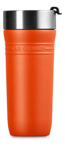 Caneca Térmica Inox 350 Ml On The Go Laranja Le Creuset
