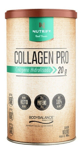Colágeno Hidrolisado Collagen Pro Nutrify Chocolate Belga 450g