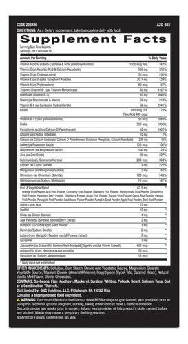 Suplemento Multivitamínico Mega Men GNC Pote com 180 Cápsulas