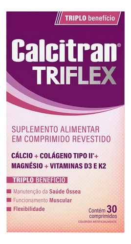 Calcitran Triflex Colágeno Tipo 2 30 Comprimidos