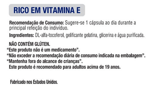 Vitamina E 400 Ui Vitgold 60 Cápsulas