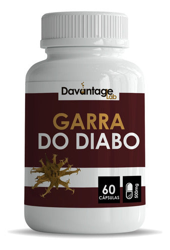 Kit 2x Potes Garra Do Diabo 500mg 120 Cápsulas O Verdadeiro