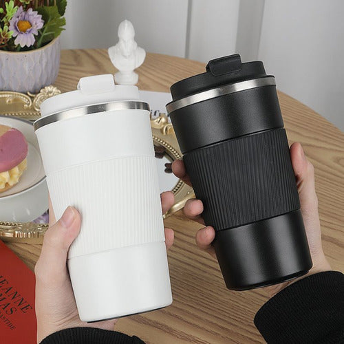 Copo Caneca Tampa Infusor Isolamento Térmico 510ml Com Tampa