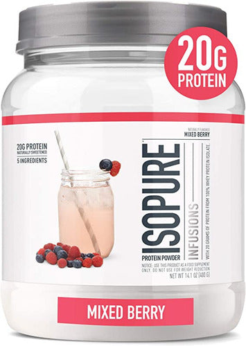Whey Protein Isopure Infusions 400g (0,88 Lbs) Sabor Frutas Vermelhas