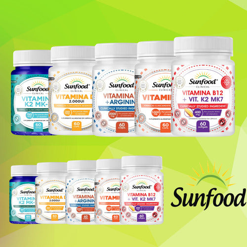 L Triptófano + Inositol 1000mg 60 Cápsulas Sunfood Sabor Sem Sabor