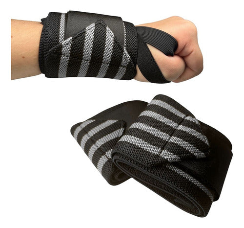 2 Protetor De Punho Profissional Articulação Cross Munhequeira Esportes Treino Academia Musculação Jp2auto