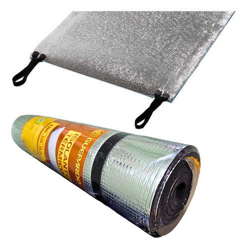 Isolante Térmico Eva Guepardo Aluminizado Camping 1,8mt 50cm