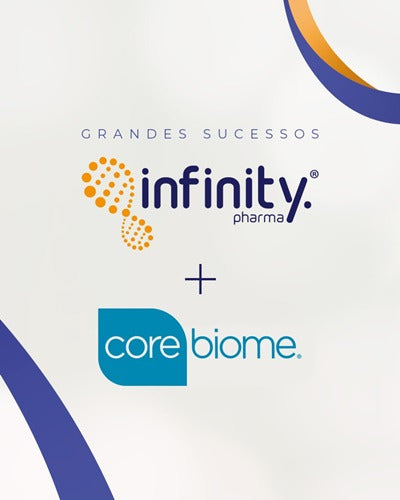 Corebiome 300mg 60 Cápsulas Infinity Pharma Sabor Sem sabor