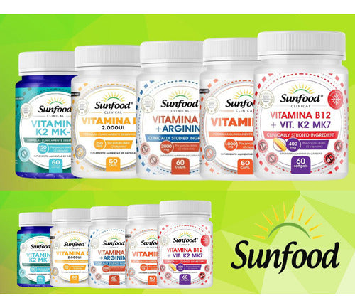 Oxido Nitrico 800mg 60 Capsulas Sunfood Clinical Sabor Sem Sabor