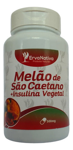 Kit Melão São Caetano Insulina Vegetal 300 Cápsulas 500 Mg Sabor Neutro