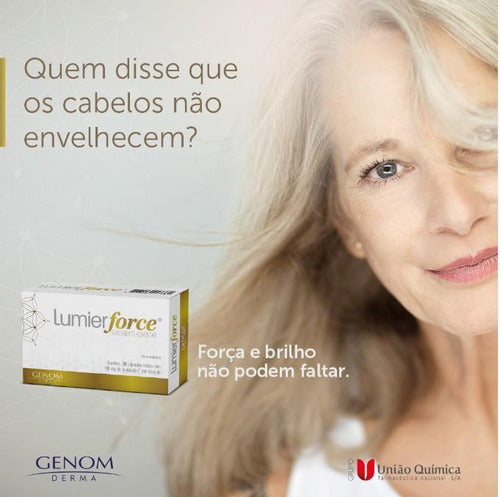Lumier Force 30 Cápsulas Suplemento Alimentar Ômega 3 Genom