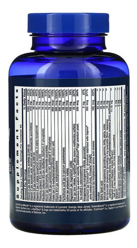 Multivitamínico Two Per Day 120 Tablets Life Extension Sabor Sem sabor