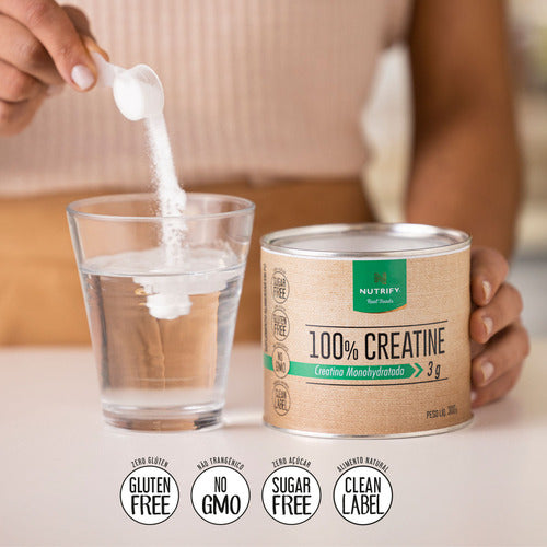 Creatina 100% Monohidratada 300g Nutrify