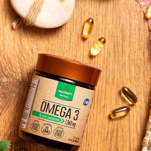 Ômega 3 TG 1360mg Ultra Concentrado 120 cápsulas Nutrify