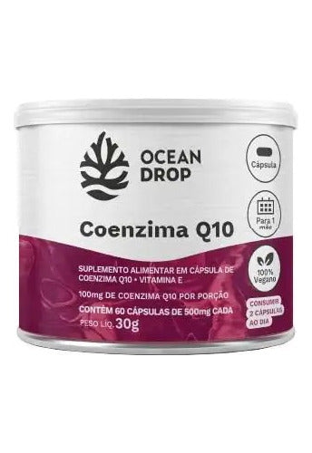 Coenzima Q10 60 Caps Ocean Drop Sabor Sem sabor