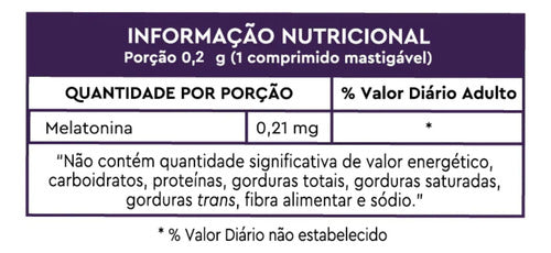Melatonina Lavitan Sabor Morango 90 Caps Dormir Bem