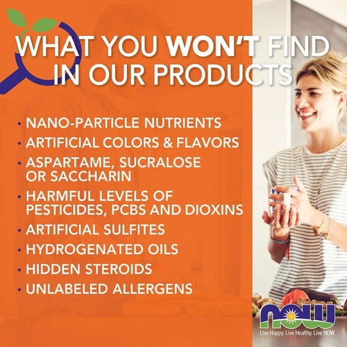 Inositol 500mg Now Foods Metabólico Myo Inositol Form 100 Cápsulas Sabor Sem sabor Original