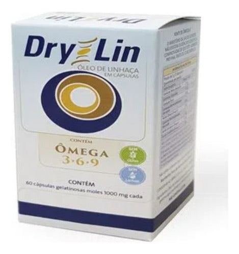 Dry-lin Óleo De Linhaça Em Cápsulas 1000mg C/ 60