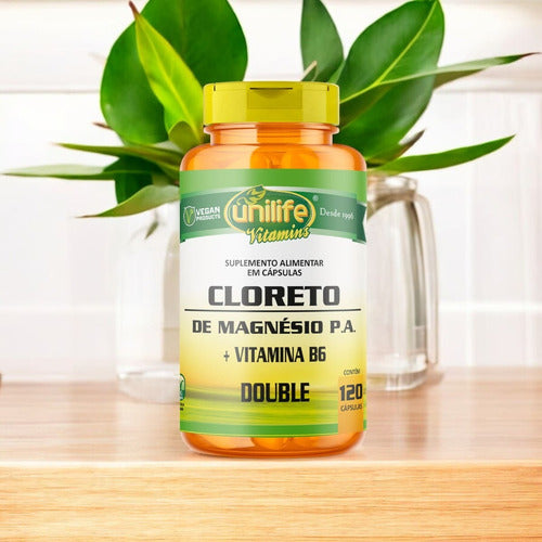 Cloreto De Magnésio P.a. 810mg Unilife 120 Cápsulas