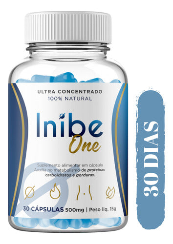Inibe One Turbo Vitaminas Cápsula Vegano Ervas - Capsul.