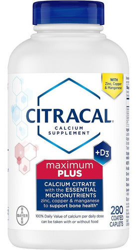 Citracal Calcium D3 + Maximum Plus 280 Capsulas Sabor Sem sabor