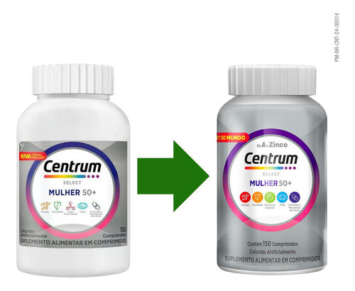 Multivitamínico Centrum Mulher Select 50 + 150 Comprimidos