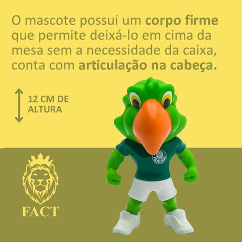 Boneco Mascote De Futebol Periquito Palmeiras