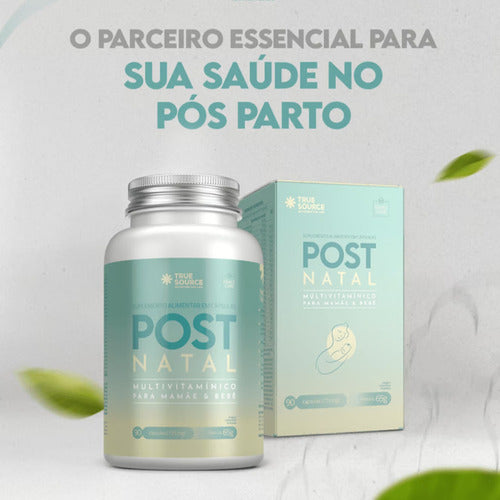 Multivitamínico Post Natal 90 Cápsulas True Source Sabor Sem Sabor
