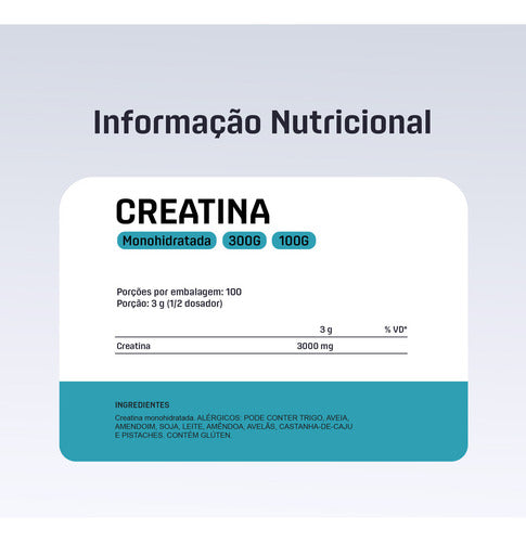Creatina Monohidratada 100% Pote 300g Dux Nutrition