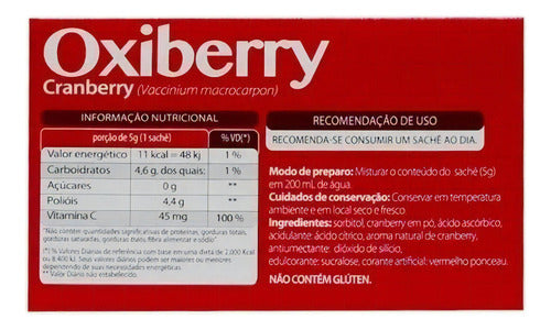 Oxiberry Cranberry 30 Sachês De 5g Cada União Química