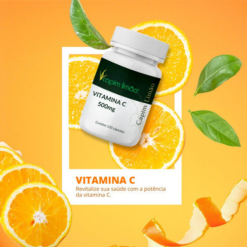 Vitamina C 500mg 120 Cápsulas