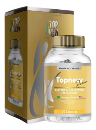 Topnew Premium Suplemento Alimentar Natural 20 Capsulas 1 por dia Reeducador Alimentar Sin Sabor