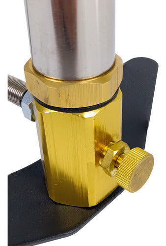 Bomba Manual Pcp 3 Estágios 4500psi 300bar Com Manômetro