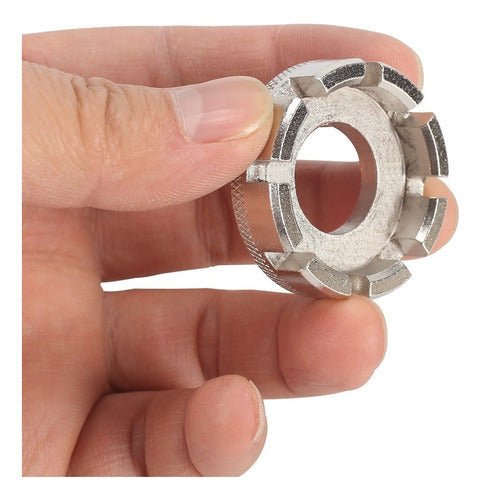 Chave De Apertar Raios Bike Aço Cromada Reforçada