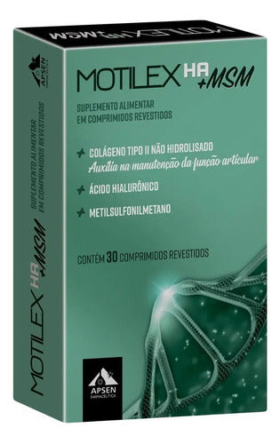 Motilex Ha + Msm 30 Comprimidos Revestidos Sabor