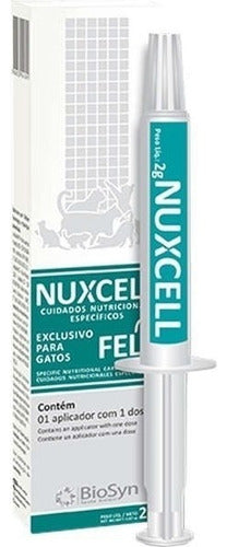 Nuxcell Fel Suplemento Vitamínico Para Cães E Gatos 2gr